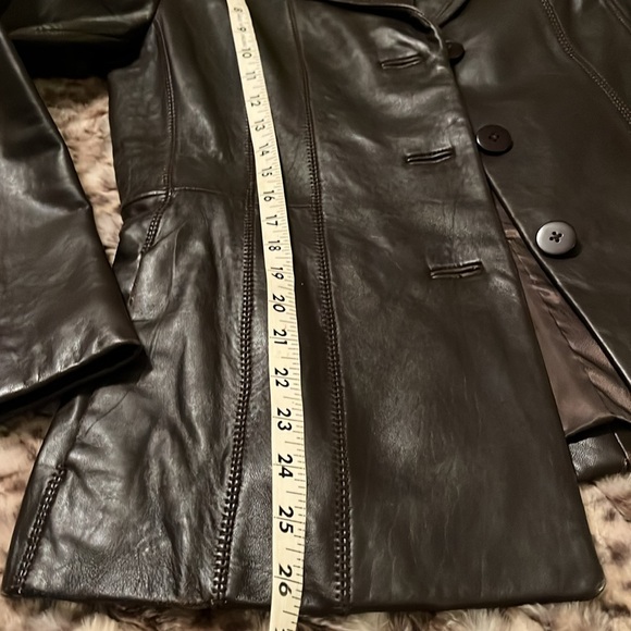 Avanti Medium vintage real leather jacket - Picture 9 of 12
